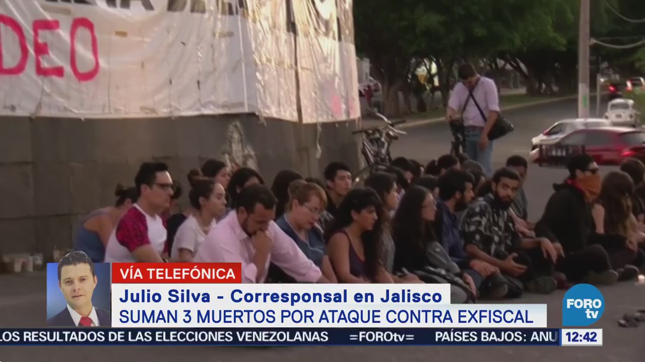 Suman tres muertos por ataque contra exfiscal en Guadalajara