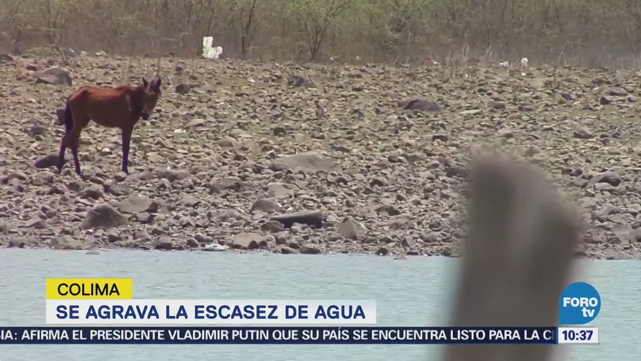 Temporada de calor incrementa la escasez de agua en Colima