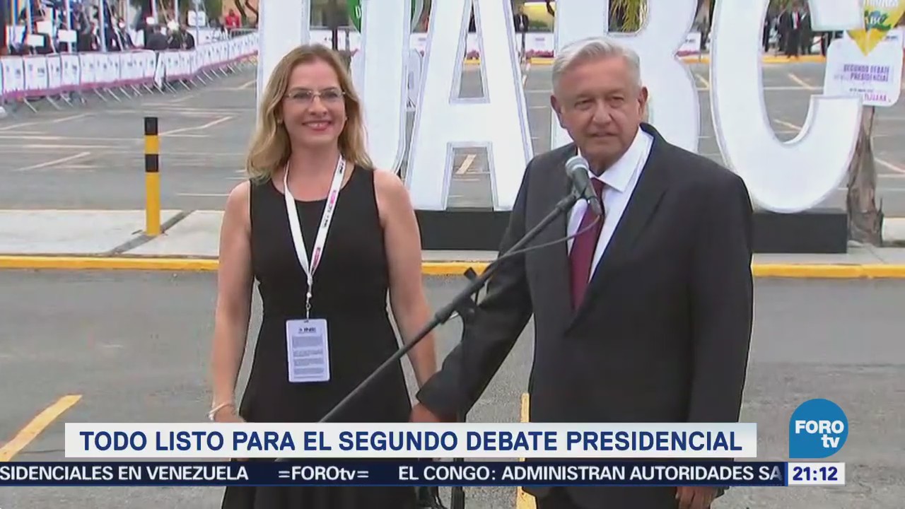 Todo listo para segundo debate presidencial en Tijuana