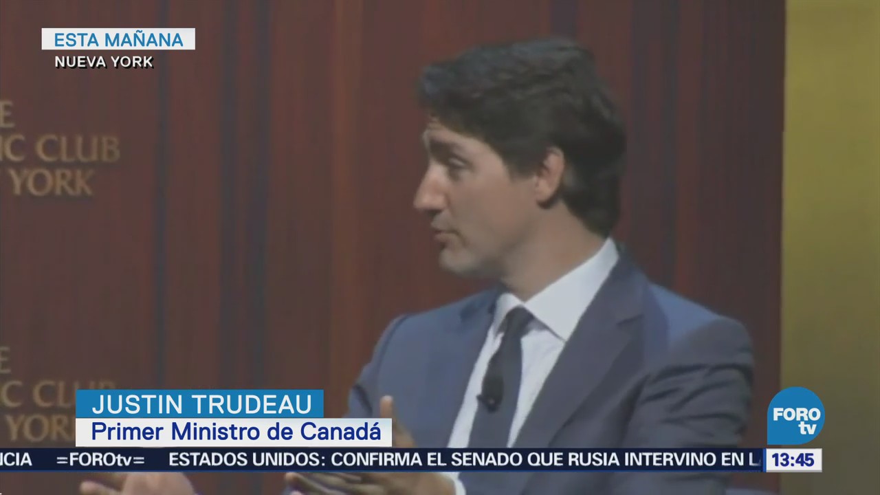 Trudeau se encuentra optimista por un pronto acuerdo en el TLCAN