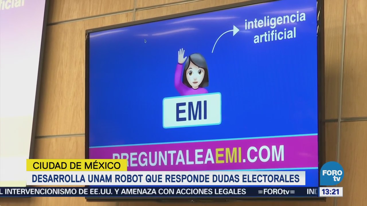 Unam Crea Robot Responde Dudas Elecciones 2018