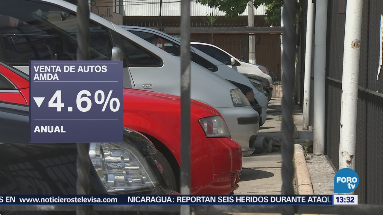 Ventas de autos bajan 4.6% durante abril en México