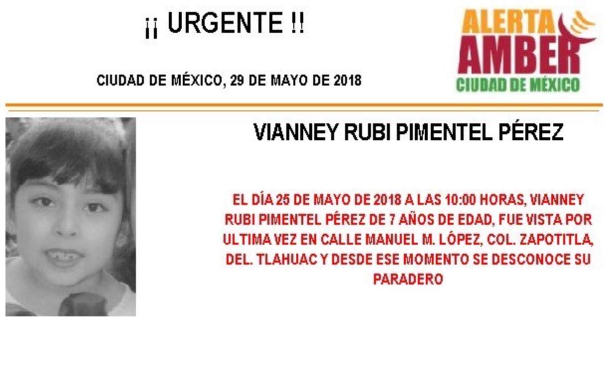 Activan Alerta Amber para localizar a 4 menores en Tláhuac, Iztapalapa, Azcapotzalco y Tlalpan