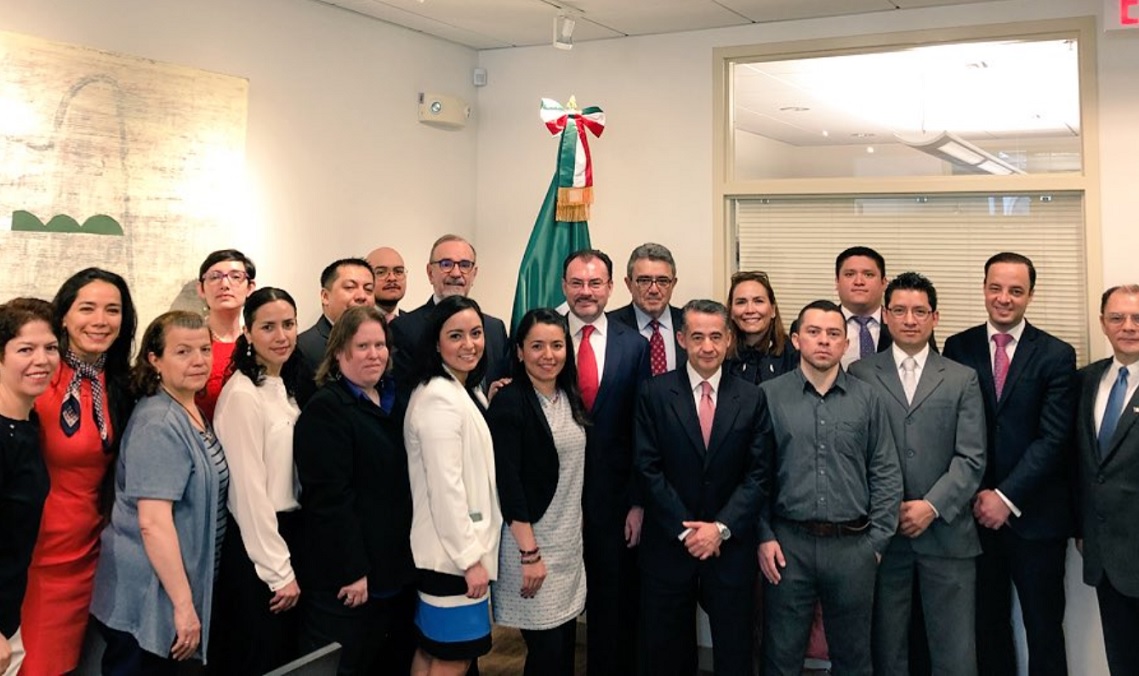 Videgaray fortalece lazos con mexicanos, autoridades y comunidad académica de Boston
