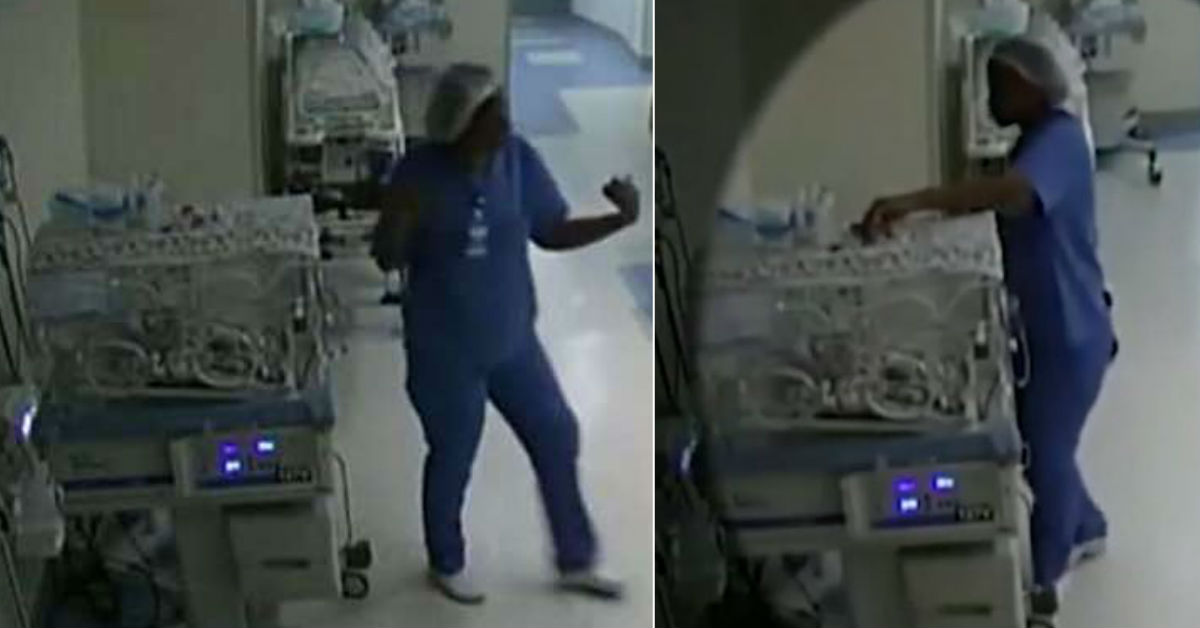 Video: Sorprenden a enfermera intentando asesinar a recién nacidos