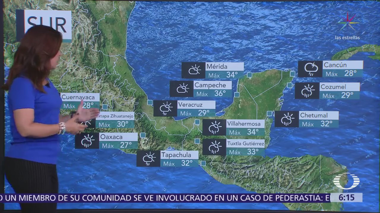 Vientos fuertes y temperaturas altas prevalecerán en la mayor parte de México