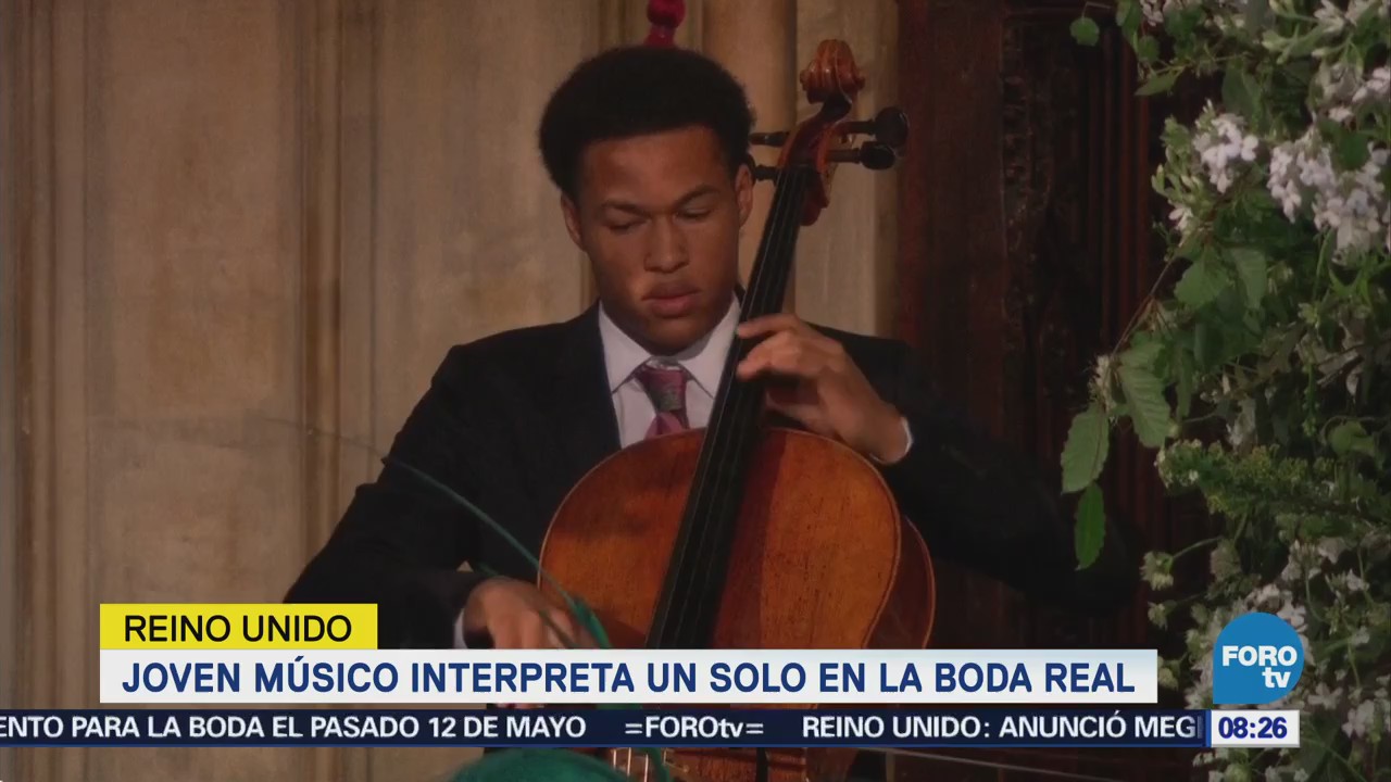 Violonchelista toca en ceremonia emotiva del príncipe Enrique y Meghan Markle