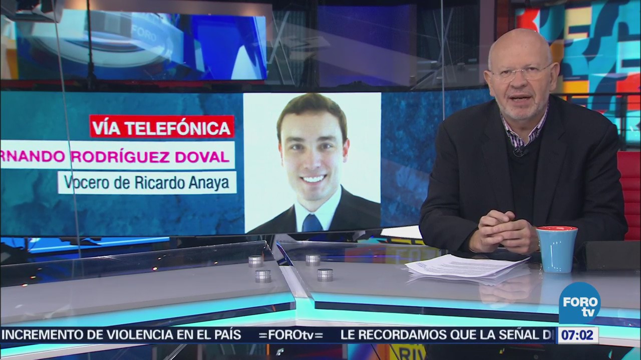 Vocero de Ricardo Anaya niega crisis en el equipo de campaña