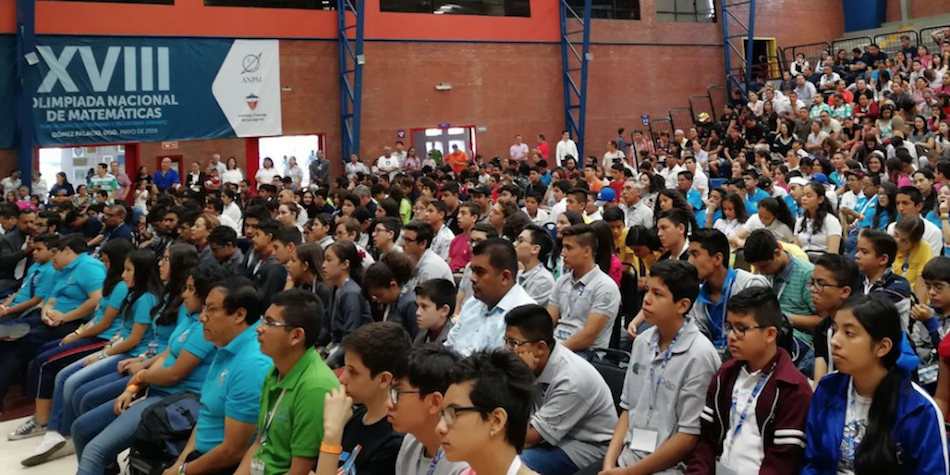 Olimpiada Nacional Matemáticas Alumnos Estudiantes Ciudad México