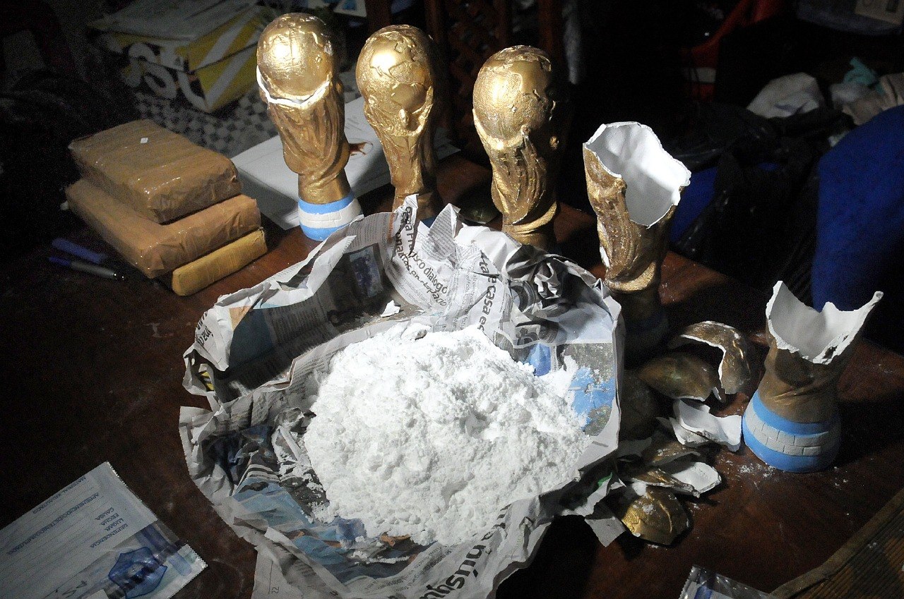 Narcotraficantes argentinos transportaban droga en trofeos