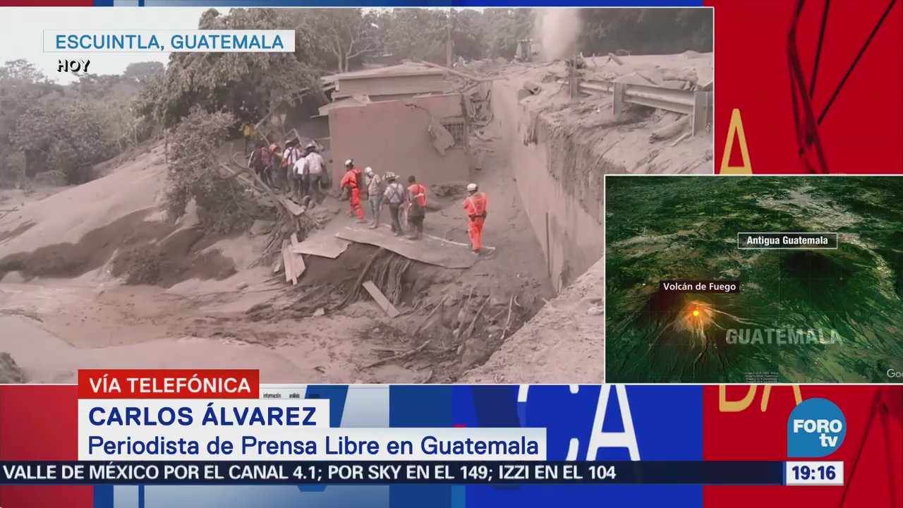 65 Personas Fallecidas Guatemala Erupción Volcánica