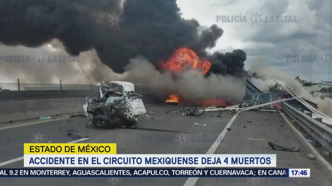 Accidente en Circuito Exterior Mexiquense