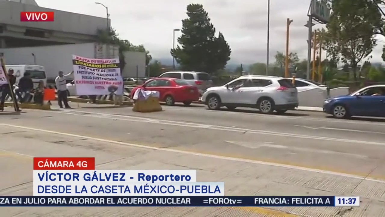 Alcanza tres kilómetros afectación en la autopista México-Puebla