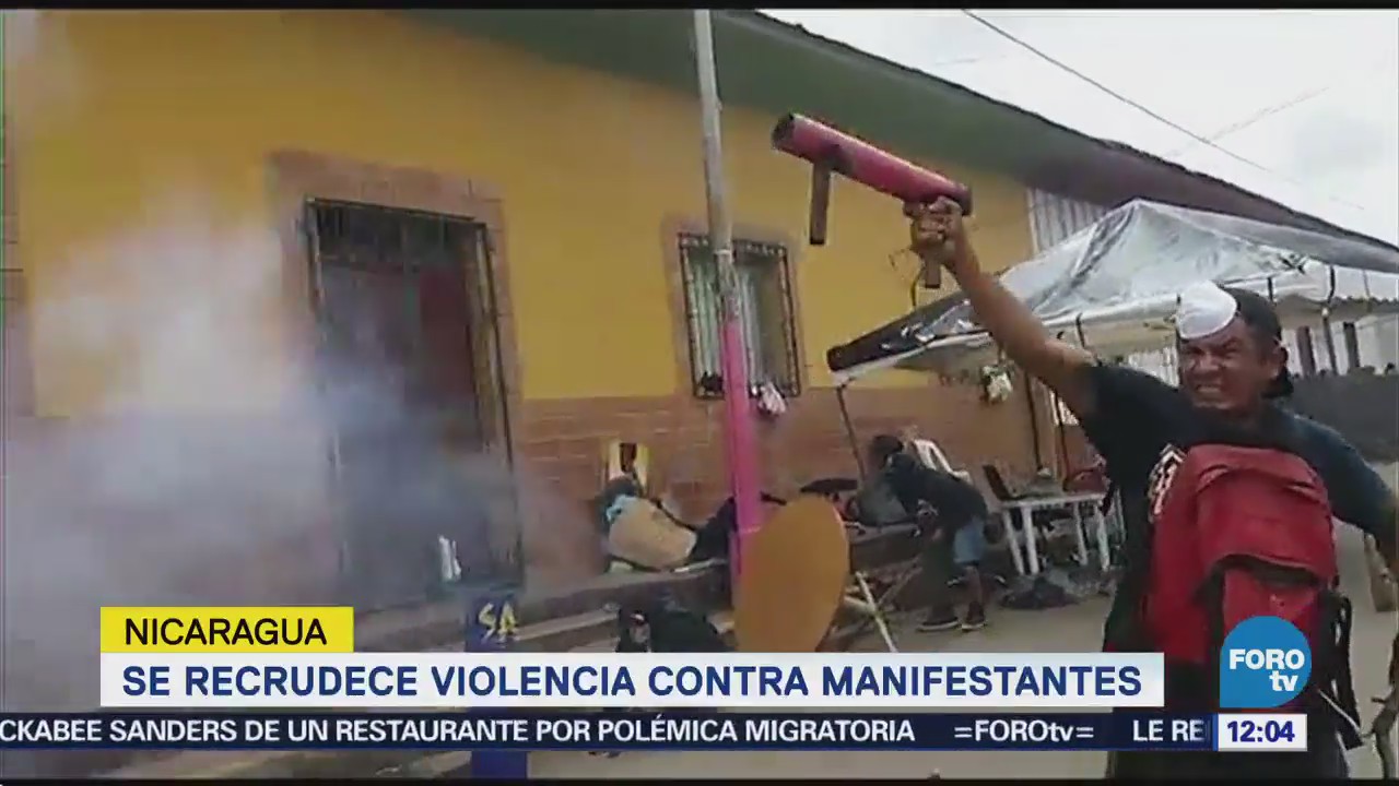 Recrudece Violencia Contra Manifestantes Nicaragua
