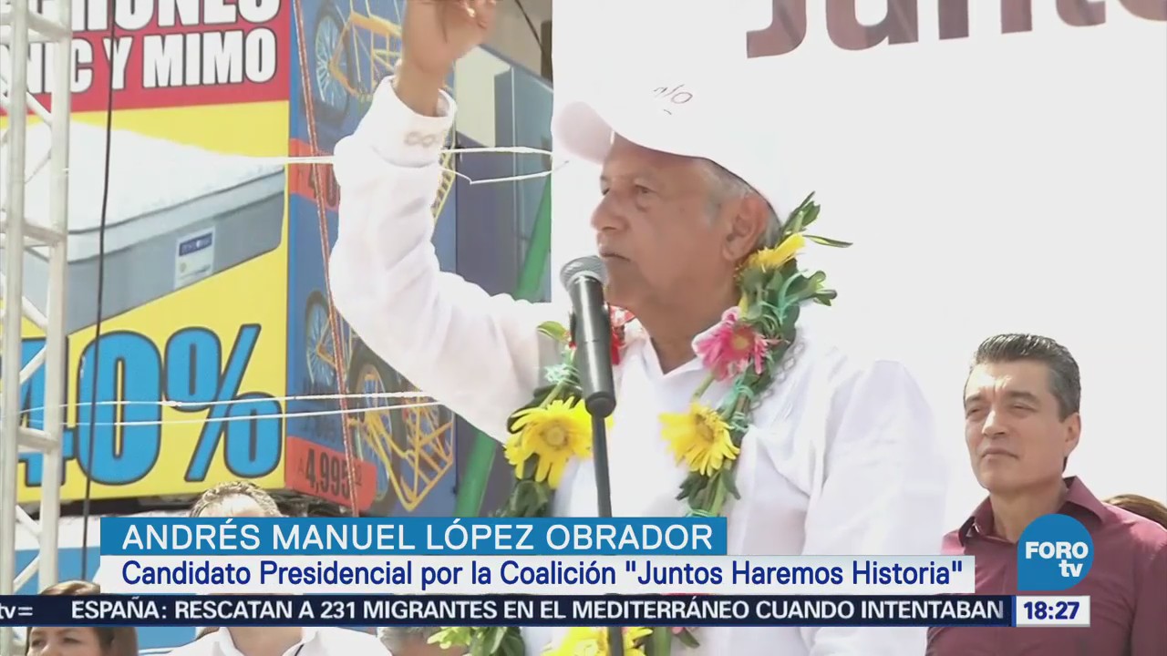 Andrés Manuel López Obrador Visitó Tapachula Chiapas