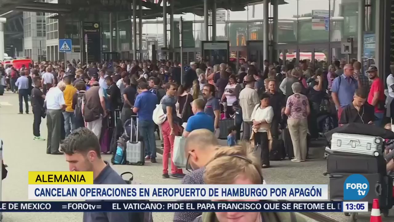 Apagón Eléctrico Detiene Operación Aeropuerto Hamburgo