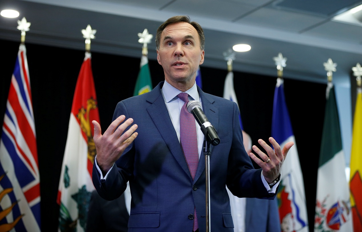Ministro de Finanzas de Canadá dice que quiere reanudar pronto conversaciones sobre TLCAN