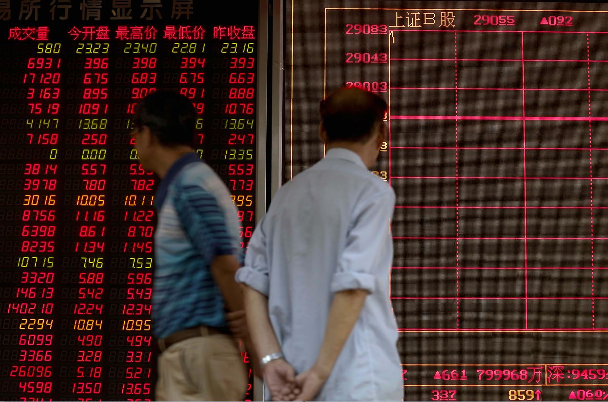 Bolsa de Tokio y Shanghái, a la baja por olas de ventas