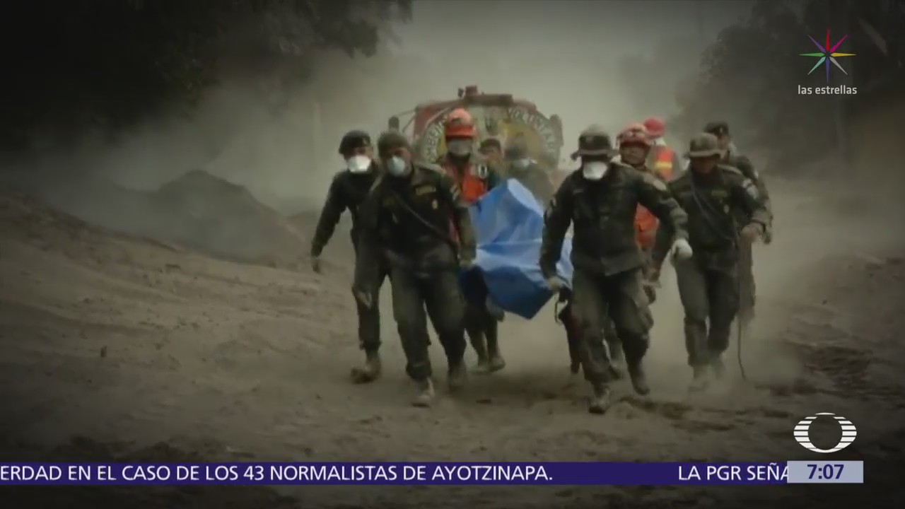 Buscan sobrevivientes en Guatemala tras erupción del Volcán de Fuego