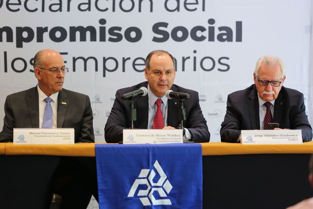 Empresarios mantendrán inversiones en México sin importar quién sea el presidente: Coparmex