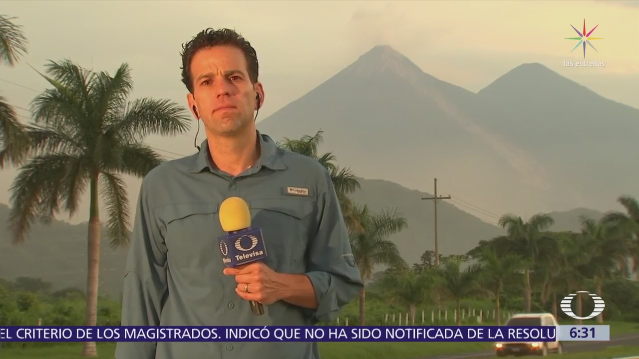 Carlos Loret reporta desde Guatemala tras erupción volcánica