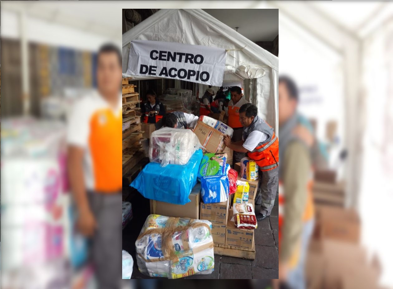 Centro de Acopio Zócalo CDMX recauda toneladas de ayuda