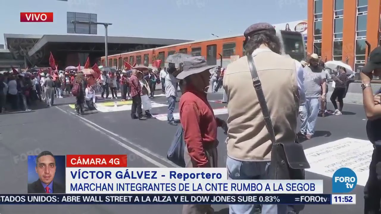 CNTE cierra circulación vehicular en San Antonio Abad