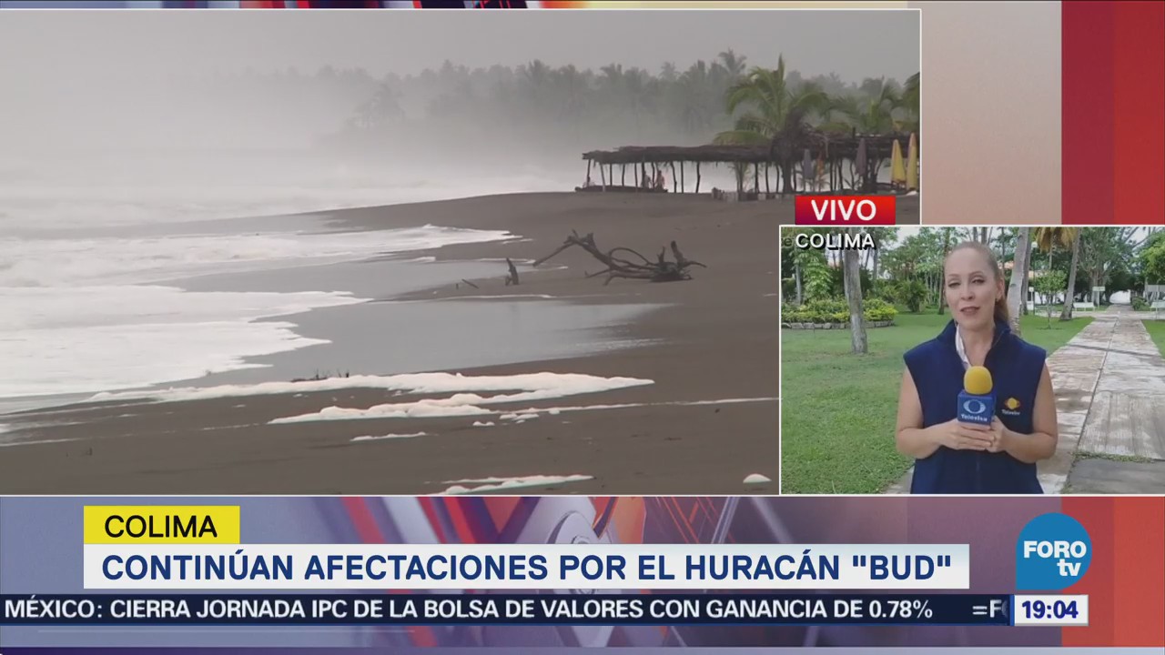 Colima Mantienen Alerta Ante Afectaciones Huracán Bud