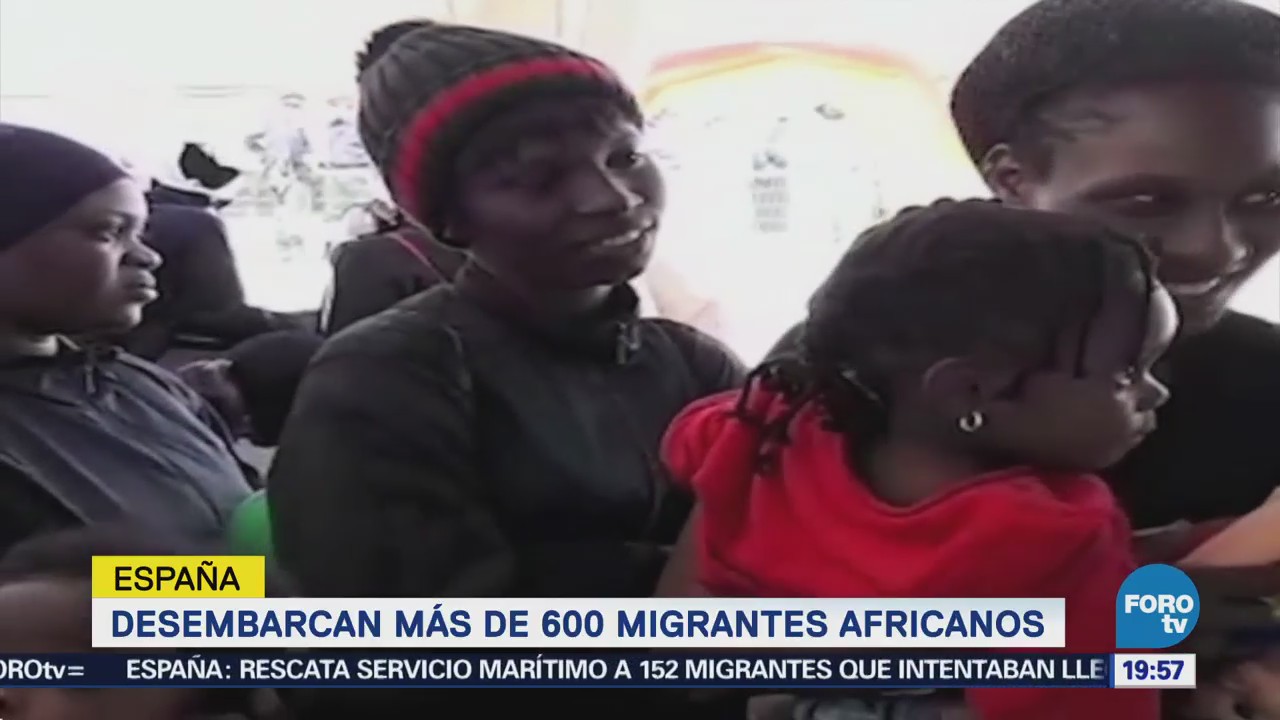 Desembarcan España Más 600 Migrantes Africanos