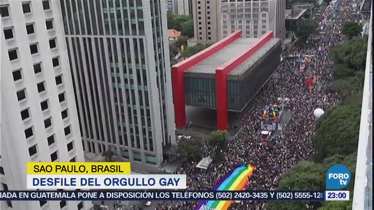 Desfile Orgullo Gay Sao Paulo, Brasil