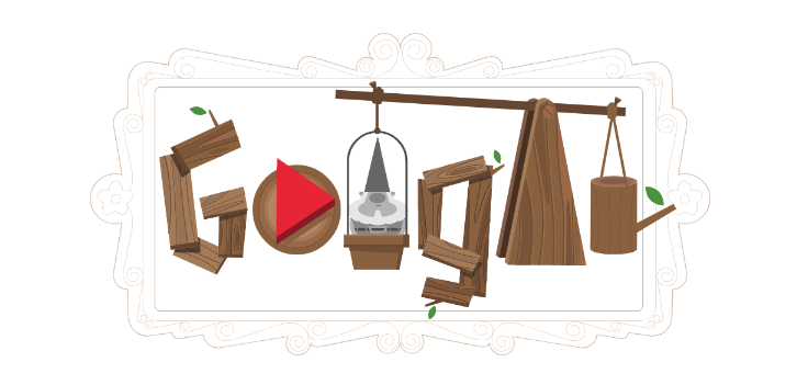 Doodle Gnomos Google, Goodle, Doodle, Gnomos, Gnomos De Jardin, Garden Day