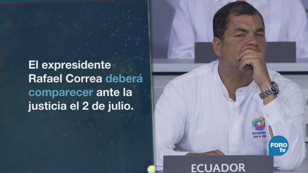 Ecuador Quiere Rafael Correa Ante Justicia