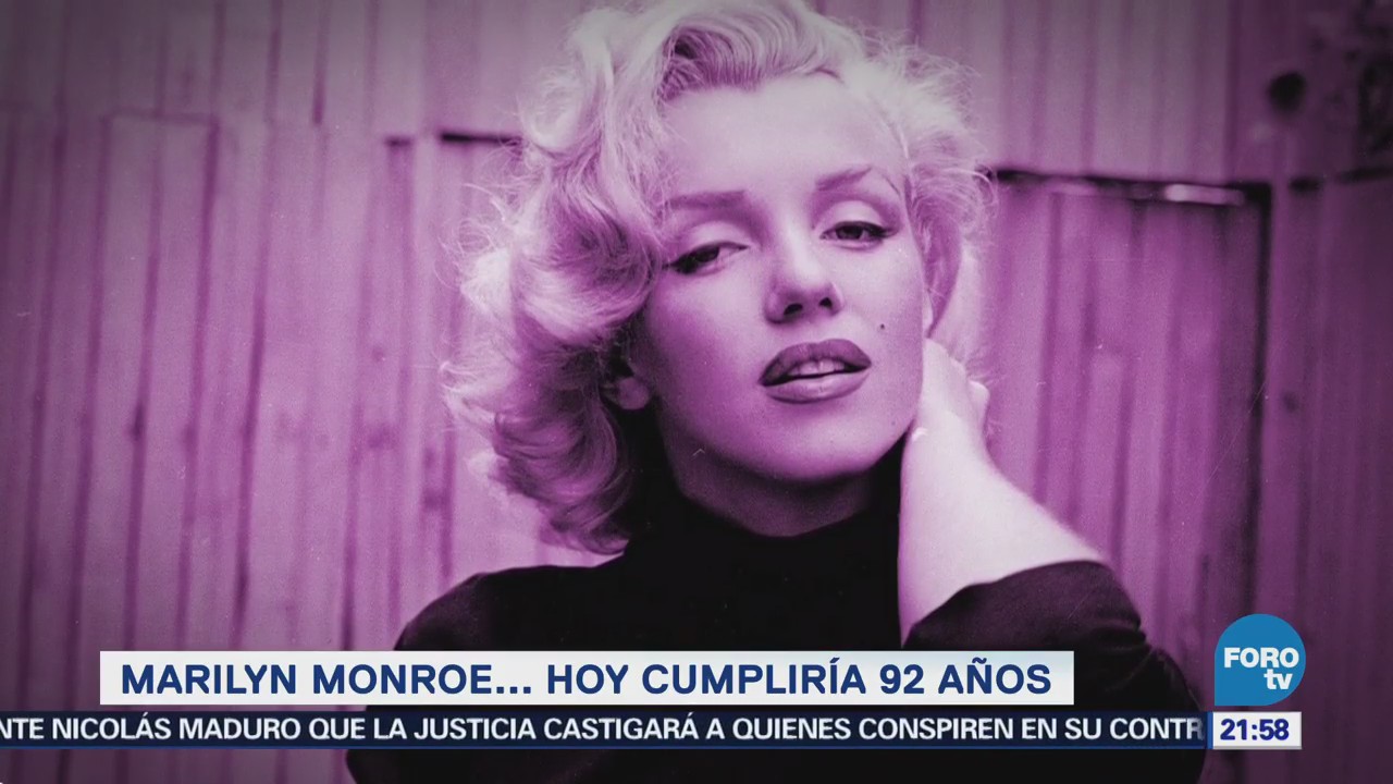 Efeméride En Una Hora Marilyn Monroe Historia