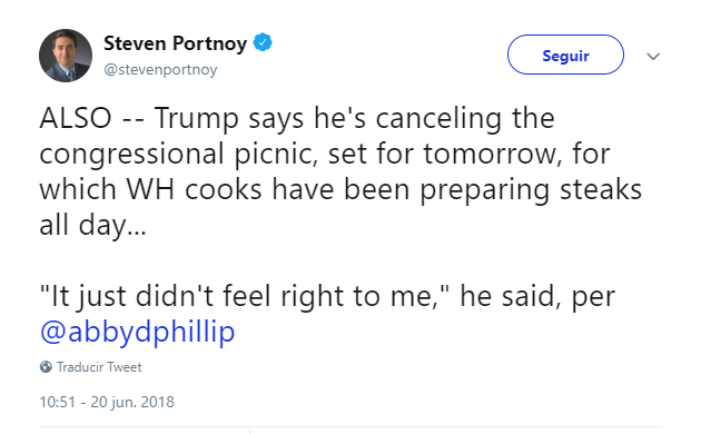 El periodista Steven Portnoy se sumó a las críticas a Trump. (@stevenportnoy)