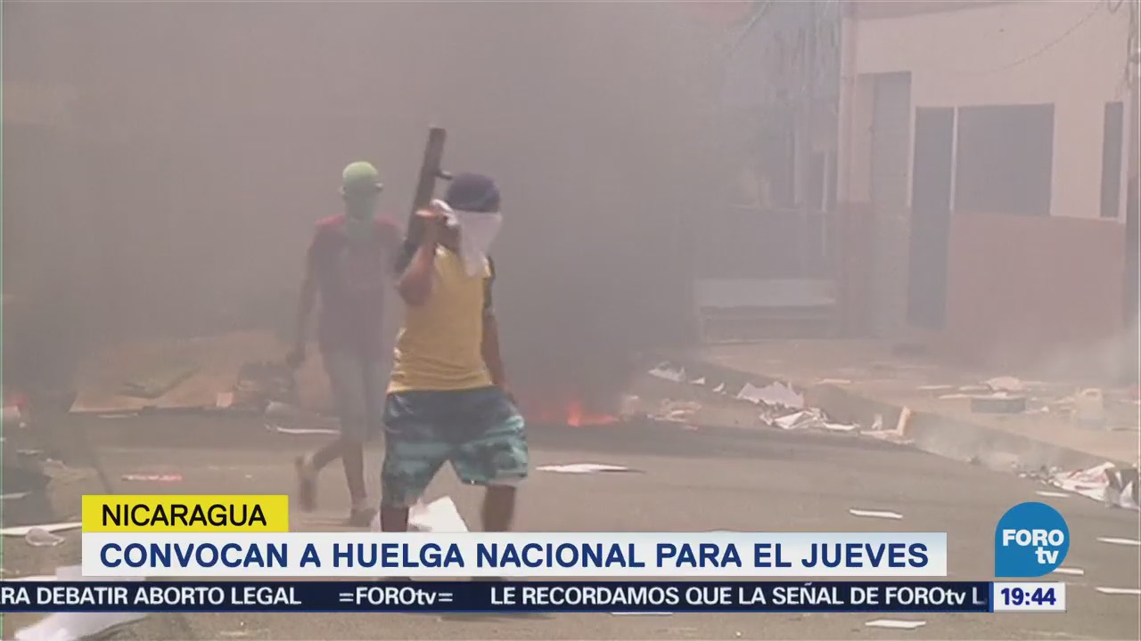 Empresarios Convocan Huelga Nacional Nicaragua