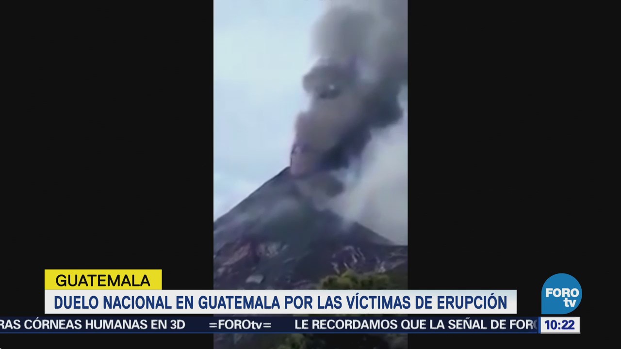 Erupción en Guatemala sepulta comunidades