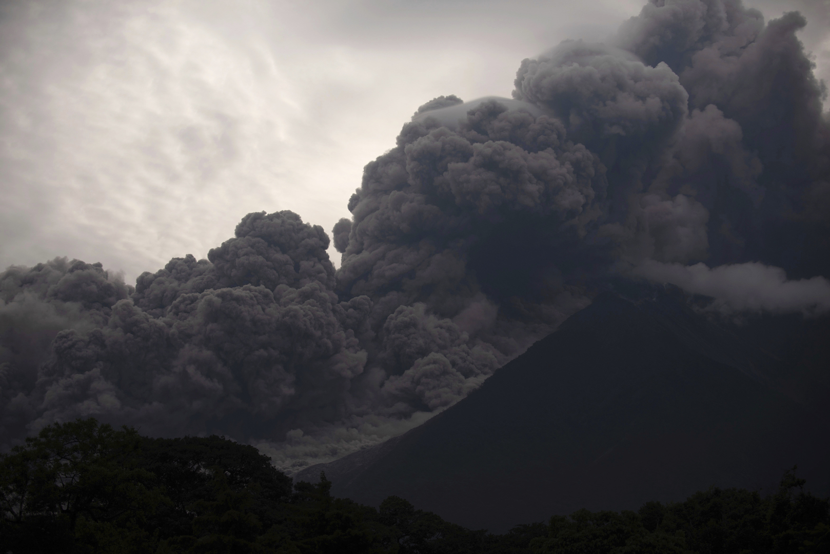 Erupción Del Volcán de Fuego Guatemala