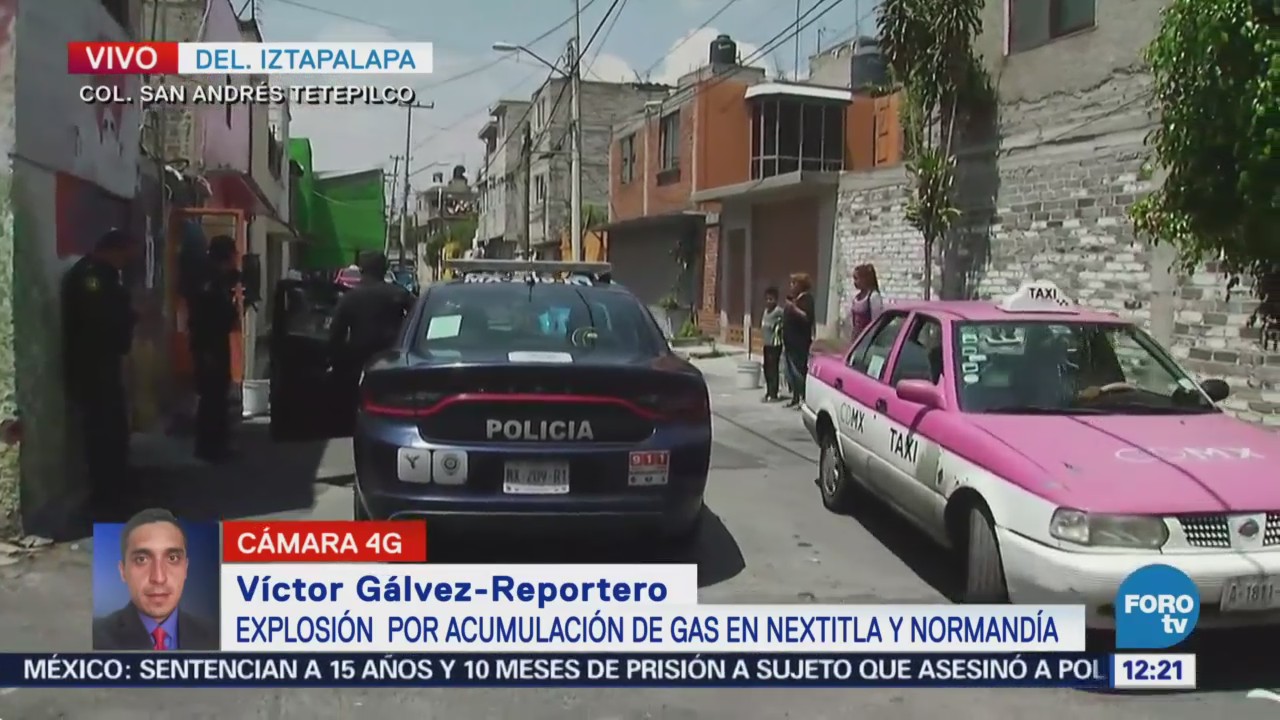 Explosión deja tres lesionados en San Andrés Tetepilco, Iztapalapa