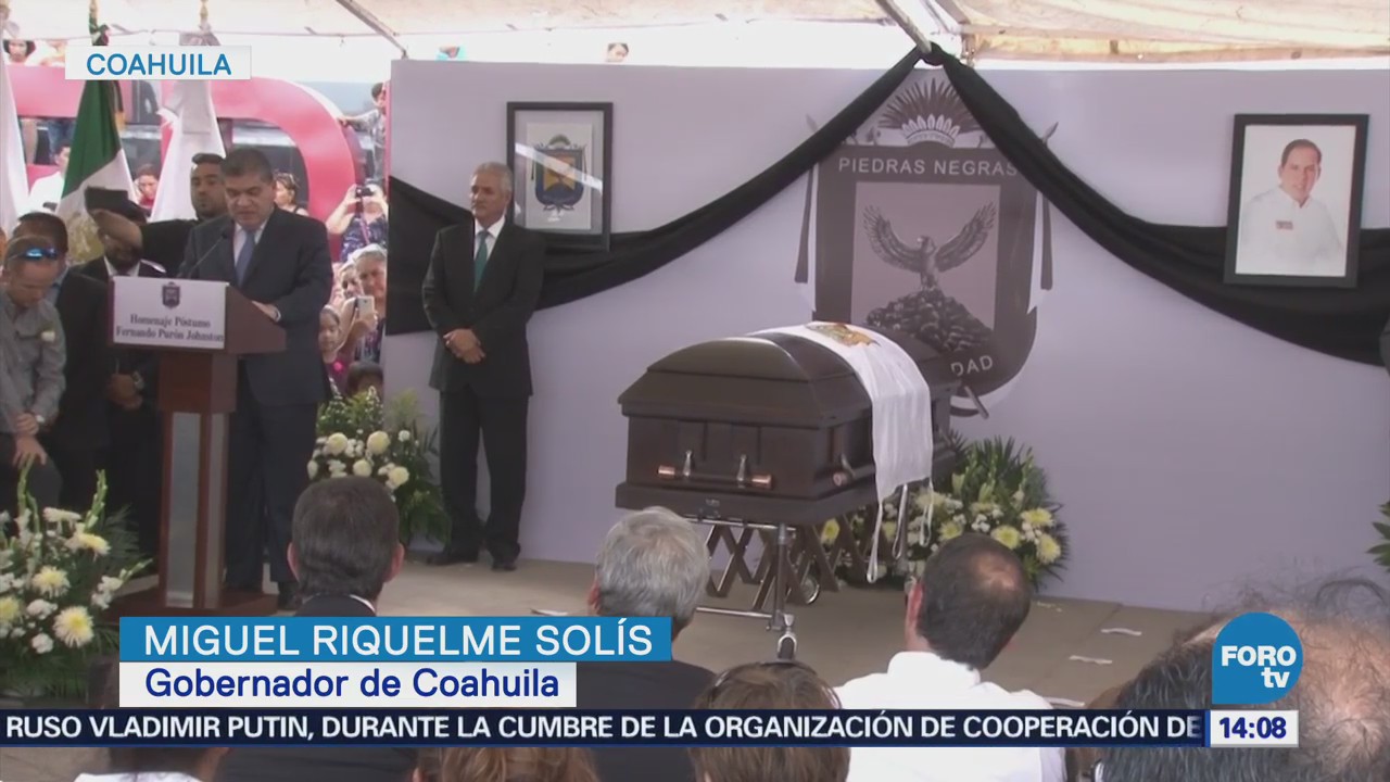 Familiares Amigos Rinden Homenaje Candidato Asesinado Coahuila
