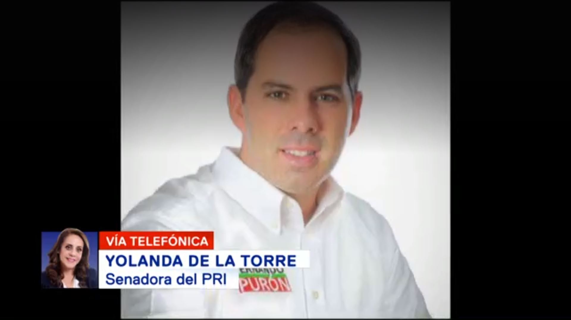 Fernando Purón Recibió Amenazas Senadora PRI