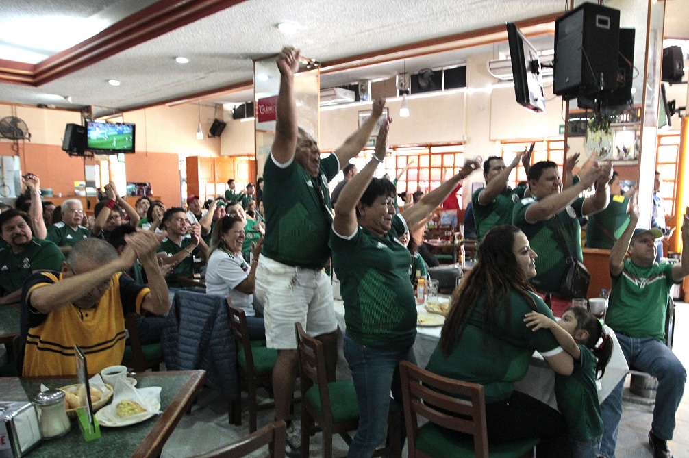 Partido México-Alemania impulsa 20% ventas en restaurantes de la CDMX