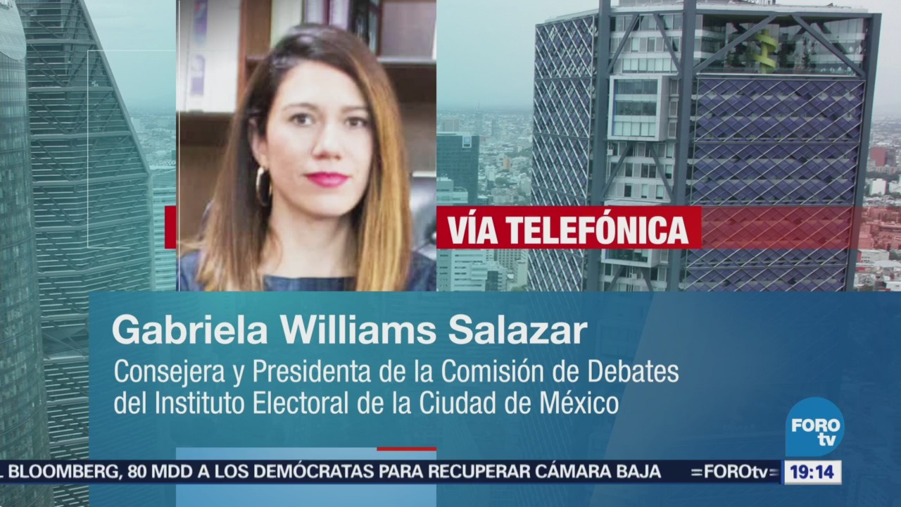 Gabriela Williams Debate Candidatos Gobierno Cdmx