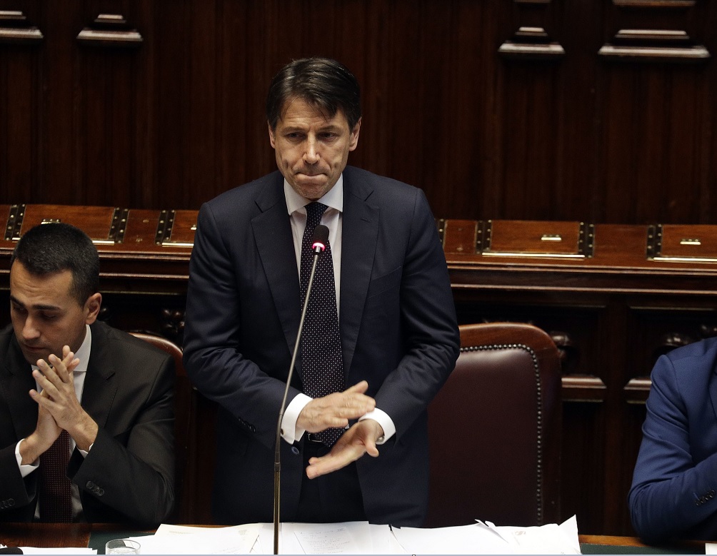 Giuseppe Conte logra su investidura en Parlamento italiano