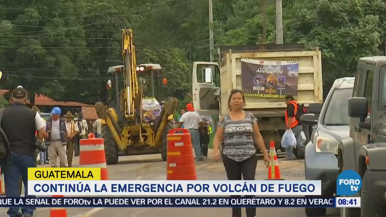 Guatemala continúa con las labores de rescate en el Volcán de Fuego