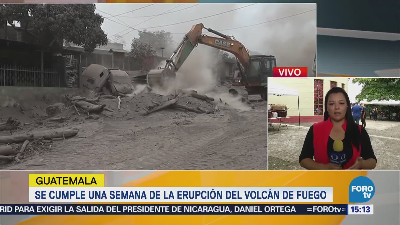 Guatemala Espera Donaciones Emergencia Volcán Fuego