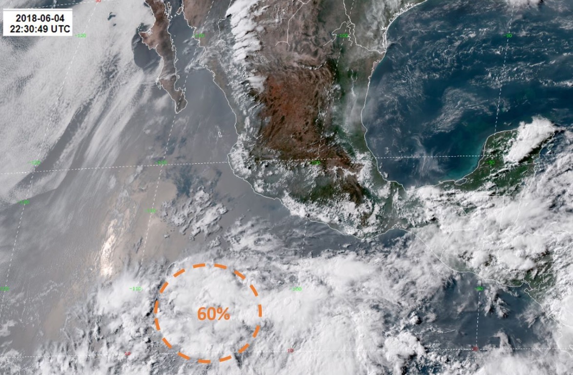 Vigilan desarrollo ciclónico en costas de Guerrero