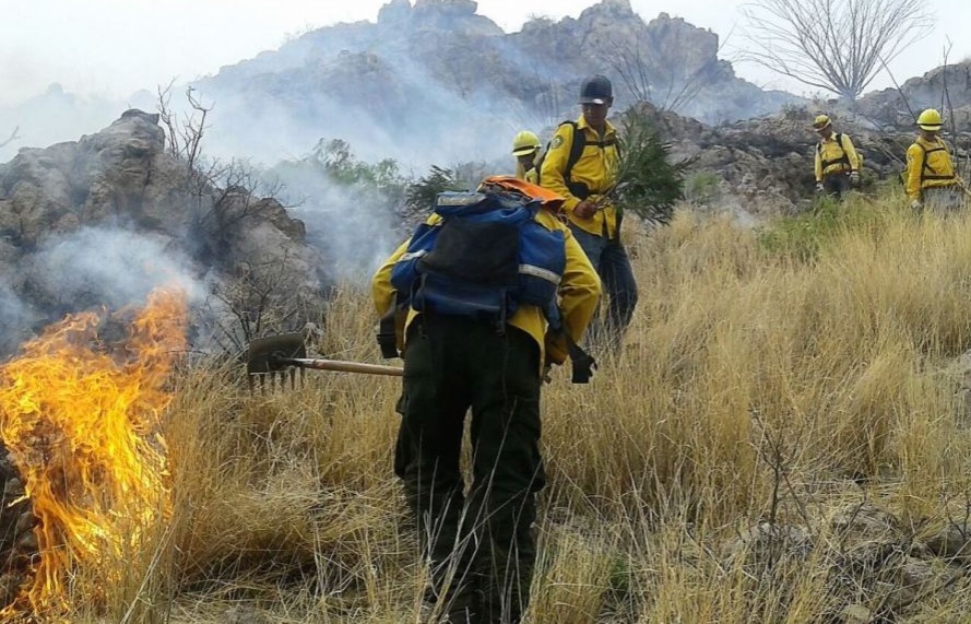 Incrementan incendios por ola de calor en Sonora