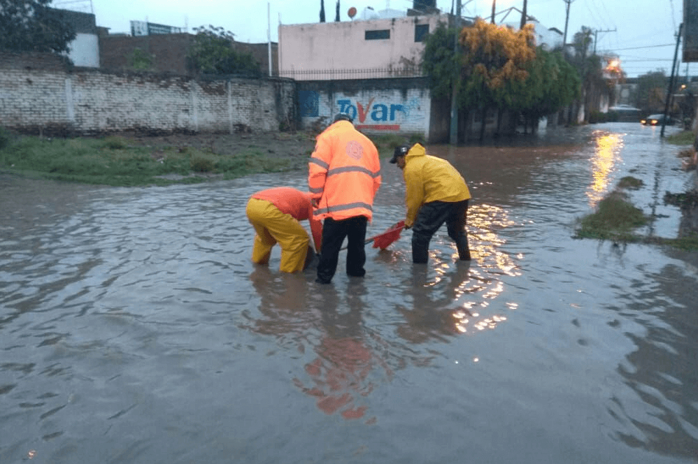Lluvias en Guanajuato causan inundaciones y afectan vivienda