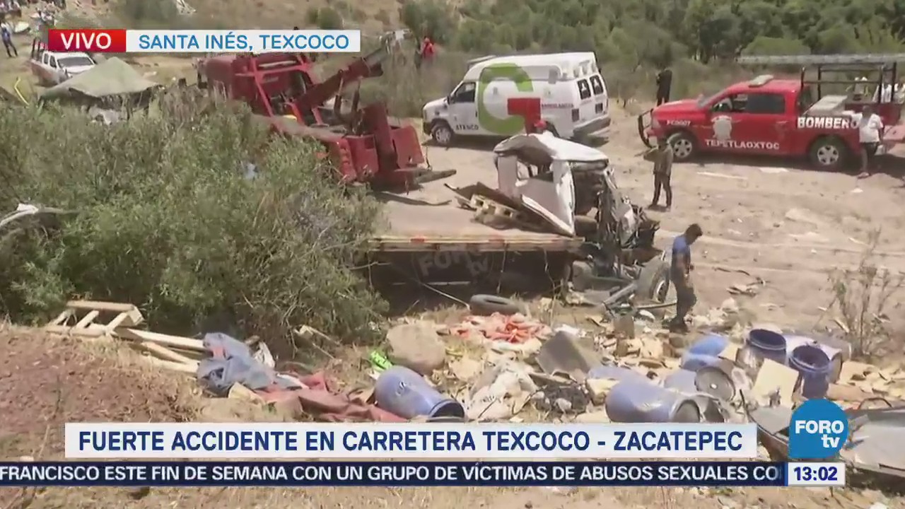 Investigan Accidente Carretera Texcoco-Zacatepec