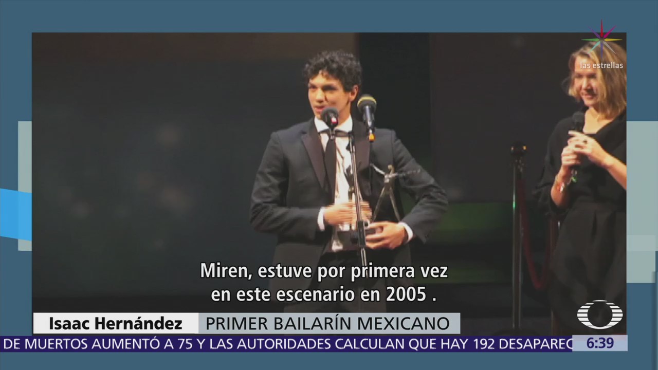 Isaac Hernández recibe Premio Benois de la Danse 2018